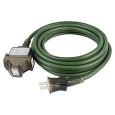 aibo 1開3插動力延長線 2P, 15m, 綠色, 1條