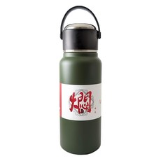 apex Innovation 316不鏽鋼茶水分離悶燒保溫杯 800ml 軍綠色, 1個