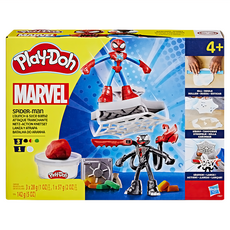 Hasbro 孩之寶 Play-Doh 培樂多 漫威蜘蛛人與猛毒遊戲黏土組, 1盒, 混色