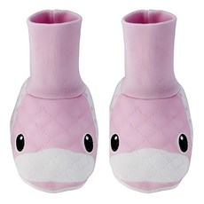 KU.KU Duckbill 酷咕鴨 格紋護腳套 嬰兒護腳 保暖舒適, 粉色, 新生兒