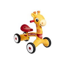 RADIO FLYER 長頸鹿斑奇速可達, 1-3歲兒童玩具, 可調節座椅, RF642, 1個