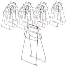 Little Pink Rabbit 粉彩小兔 防燙夾, 銀色, 12個