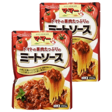 Nisshin Seifun 日清製粉 媽媽麵醬包 番茄肉醬 日本原裝進口 香醇道地的義式風味 濃郁的美味口感, 260g, 2包