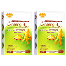 Angel LaLa 天使娜拉 薑黃人蔘蜆B群緩釋 加強錠 高濃度完整複方B群 緩釋速攻, 30錠, 455mg, 2盒