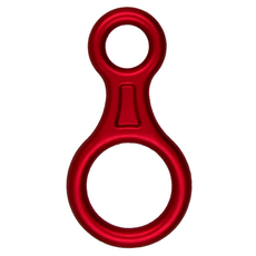 TUPA 拓攀 八字環下降器 尺寸: 8字環4.4cm*7.4cm/120g, 14.4 x 7.4cm, 寶石紅, 1個