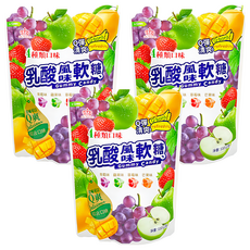 日日旺 乳酸風味軟糖, 110g, 3袋