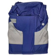 TAHSIN 達新牌 飛翼兩件式套裝雨衣 隱藏式收納口袋 褲襠不切開防水設計, 寶藍, M, 藍色