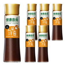 健康廚房 和風洋蔥拌醬, 清爽不油膩, 輕食低負擔, 不添加防腐劑, 200ml, 6瓶