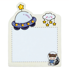 MOKA 摩卡 小宇宙電台便利貼, 飛碟, 3入, 1組