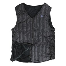 SUPA FINE 勳風 石墨烯恆溫電熱背心, XXL, 黑色