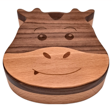 MUSOR 木色木艺 12生肖 龍 胎毛/乳牙收藏盒, 11.6 x 12.4 x 3cm