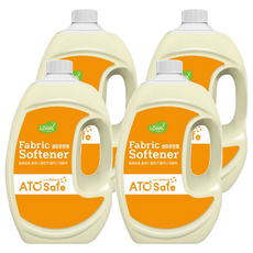 ATO Safe 衣物柔軟精 小蒼蘭香, 2.5L, 4桶