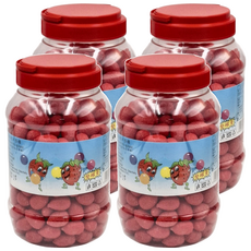 金陽 草莓風味口香糖，一嚐便回到童年的美好時光, 768g, 4罐