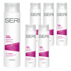 FARCOM 髮控 漾光護髮素 塔西堤梔子花護色 染後受損髮質適用 延長染髮髮色, 300ml, 6瓶