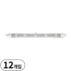 [묶음] 오스람 막대할로겐램프 할로라인 HALOLINE 64698 R7s 118mm 200W, 12개
