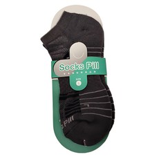 AREX SPORT 機能除臭抗菌足弓運動短襪 SP-1001 SocksPill, 深灰調, L