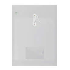 DaTaBanK 三田文具 A4直式繩扣公文袋 附名片袋, 33 x 25cm, 白色, 12個