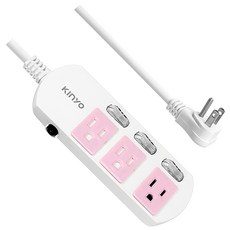 Kinyo 3開3插延長線 CGS3336, 1.8m, 1個