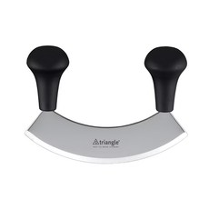 triangle 三角牌 單刃切碎刀 德國不鏽鋼 GreenGrip環保PP材質, 銀色 + 黑色, 1盒