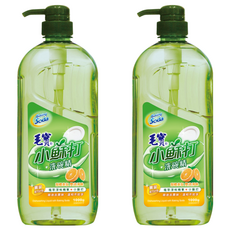 毛寶 小蘇打洗碗精 甜橙茶氛, 1kg, 2瓶