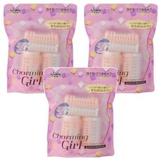 Fashina 飛詩娜 鏤空髮捲Set 3入 - 空氣感蓬鬆髮捲, 3包