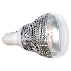 JIUNPEY 君沛光電 LED植物補光燈蜂巢型燈泡 15W 加強型光譜 E27 110V-220V, 1個, 全光譜 白色