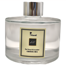 Karoli 卡蘿萊 經典璀璨香氛擴香瓶, 伯爵茶與小黃瓜, 200ml, 1件