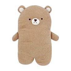 萌布朗 療癒系 Q毛森林好朋友 抱枕, 44 x 40 x 19cm, 熊熊