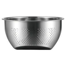 居家好生活 304不鏽鋼瀝水籃洗米器 H0039, 1個, 銀色