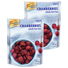 FARMER'S SNACK 農家 蔓越莓乾 全蔓越莓 加拿大原產地 無麩質, 200g, 2包