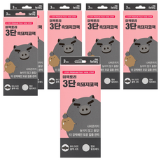 me.factory 小黑豬三階段妙鼻貼, 加大設計黑色貼布，徹底覆蓋清潔，涼感效果可以鎮靜肌膚避免泛紅, 1盒, 6盒