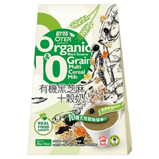 OTER 歐特 有機黑芝麻十穀奶, 28g, 10包, 1袋