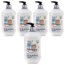 Hallmark 怪獸舒膚輕盈乳 清新海洋香, 適用於嬰兒/敏感肌膚, 600ml, 5瓶