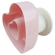 Betty's 焙蒂絲 心型甜甜圈模, 1入, 粉色