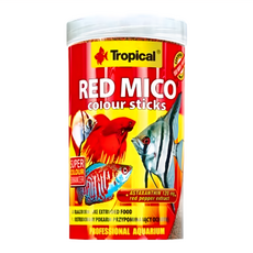 Tropical 高蛋白增豔浮水 - Red Mico Colour Sticks 適用於觀賞魚類 (5-20cm), 100ml, 1罐
