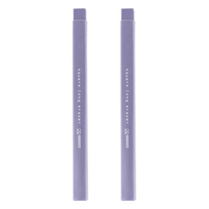 sun-star square long eraser 大小角度方形長條橡皮擦 14.5 x 1.1 x 1.1cm 21g, 海軍藍, 2個
