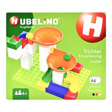HUBELiNO 漏斗軌道套件組, 德國製造 原裝進口, 44PCS, 105%與它牌積木兼容, 1盒
