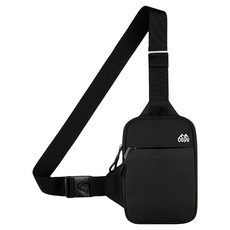 OUDU 潮流手機斜背迷你胸包 尼龍+PU材質, 19 x 11.5 x 6 cm, HUA-05