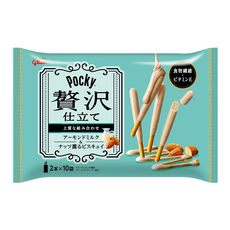 Glico 奢華杏仁牛奶風味餅乾棒,110g,1包, 濃郁香醇，酥脆口感，獨立包裝