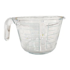 SHUEHO 樹可 刻度玻璃量杯 有蓋 大, 熊熊, 1L, 1個