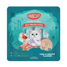MOOCHIE FAIRY PURÉE 貓肉泥, 鮪魚龍蝦, 375g, 1袋