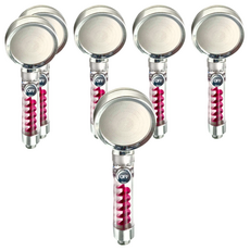 優思居 增壓式小蠻腰蓮蓬頭 ABS材質 尺寸24x8cm, 顏色隨機, 6支