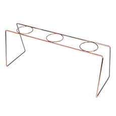 三孔咖啡手沖架，古銅色，含防滑墊, 1個