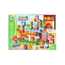 LeapFrog 跳跳蛙 小小建築師自然發音學習屋UK Set, 20個雙面認知有聲積木, 40個學習屋積木零件, 自然發音學習屋UK, 1組