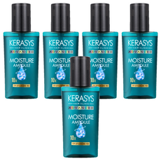 Kerasys 可瑞絲 Advanced 10X 保濕護髮精華, 補充水分, 適合乾澀毛躁髮質, 80ml, 5瓶