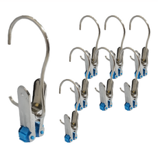 雙手萬能 不鏽鋼專利秒收夾, 97946N, 8個