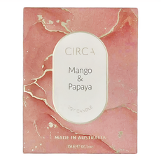 Circahome 芒果和木瓜香氛蠟燭 100%天然大豆蠟, 熱帶水果, 350g, 1件