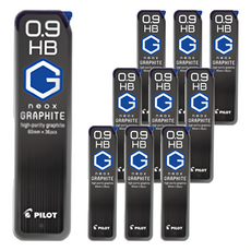 PILOT 百樂 超級G 鉛筆芯 0.9 HB, 0.9mm, 10入