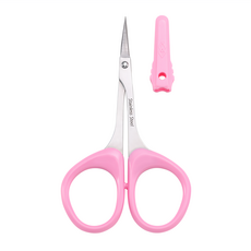 Sunland HAJIME 美容美甲小剪彎刀 420不鏽鋼 ABS合成樹脂 適用於修剪死皮 倒刺 厚繭 眉毛 縫紉繡花, 1支