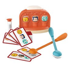 TOPBRIGHT 特寶兒 可愛動物臉譜配對遊戲組 兒童益智玩具 親子互動遊戲, 1入